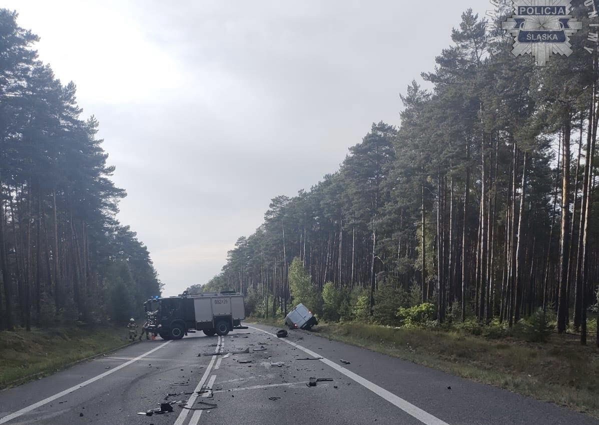 Wypadek na DK11 w rejonie Lublińca