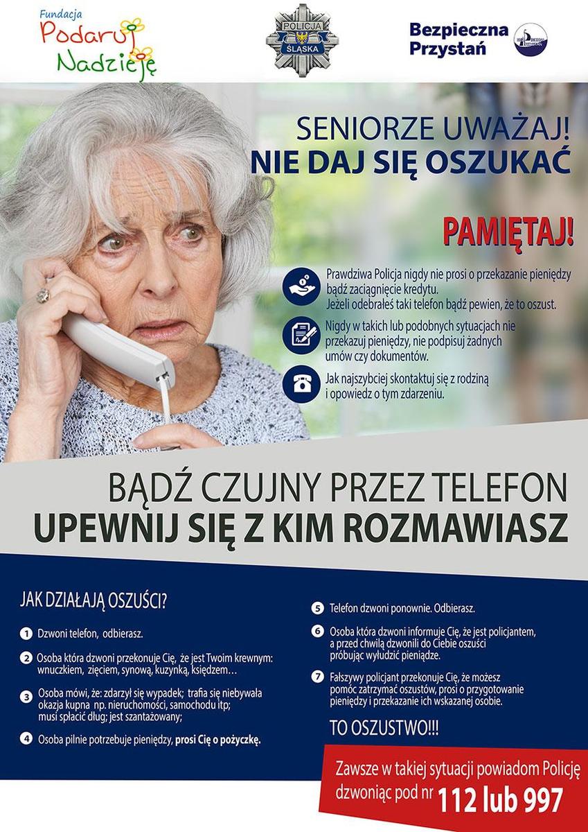 Czujna seniorka nie dała się oszukać