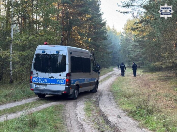 Poszukiwania zaginionego grzybiarza w Gminie Mstów