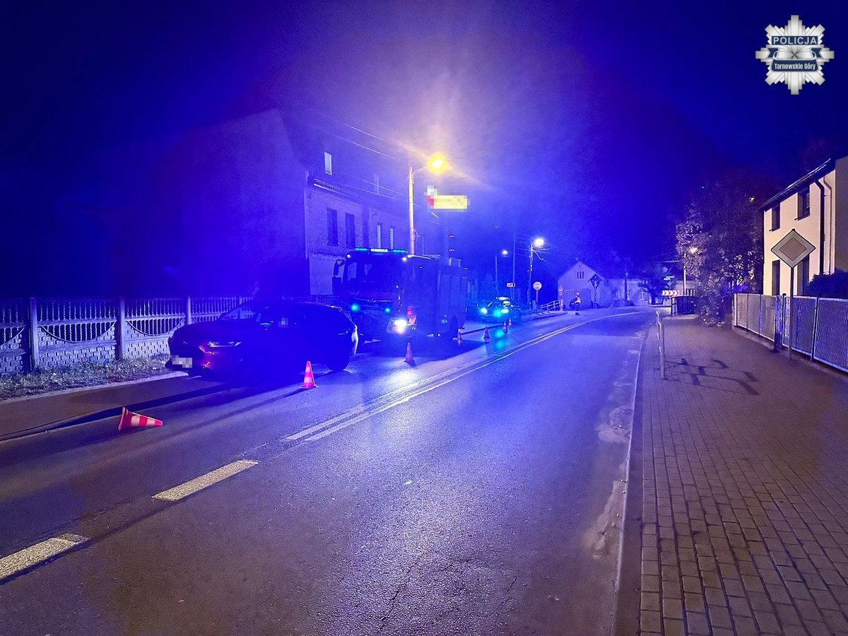 Wjechała w drogowe barierki