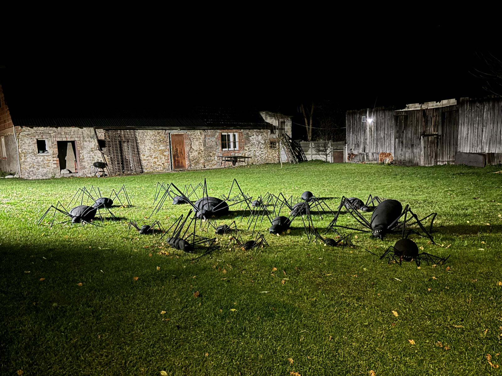 Dom grozy niedaleko Częstochowy