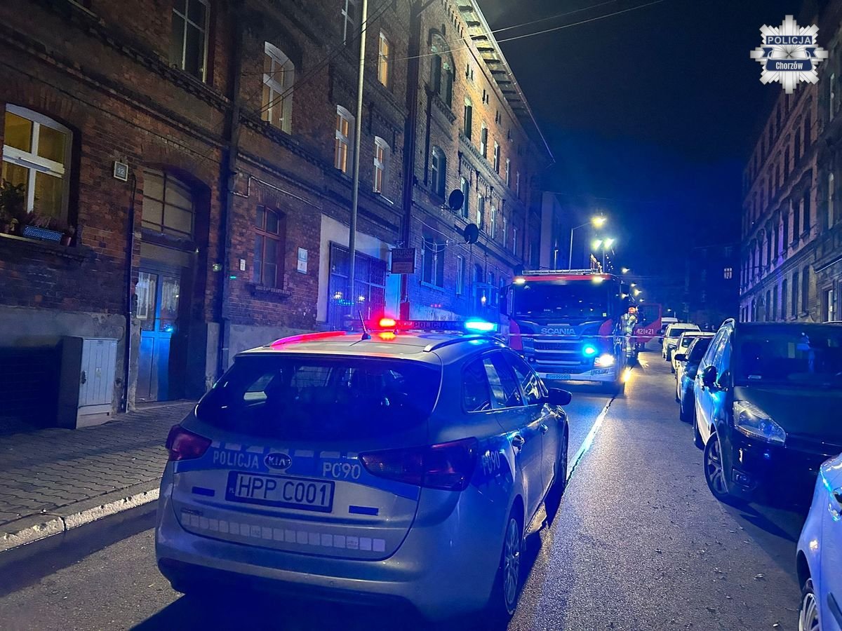 Podpalacz zatrzymany po pożarze w Chorzowie