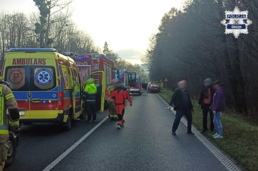 Tragiczny weekend na drogach powiatu cieszyńskiego