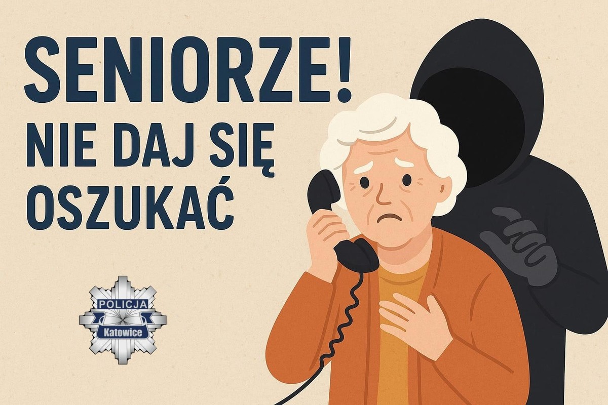 Policjanci z Katowic ratują seniorkę przed oszustwem