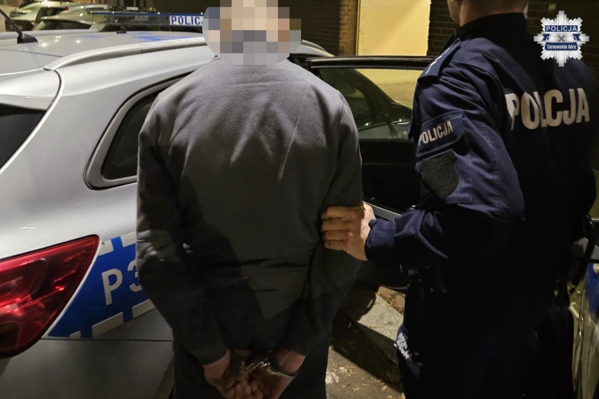 Zatrzymany po kradzieży rozbójniczej w Tarnowskich Górach