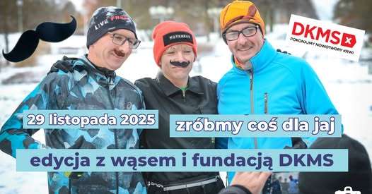 Wąsaty parkrun w Częstochowie: Bieg z misją