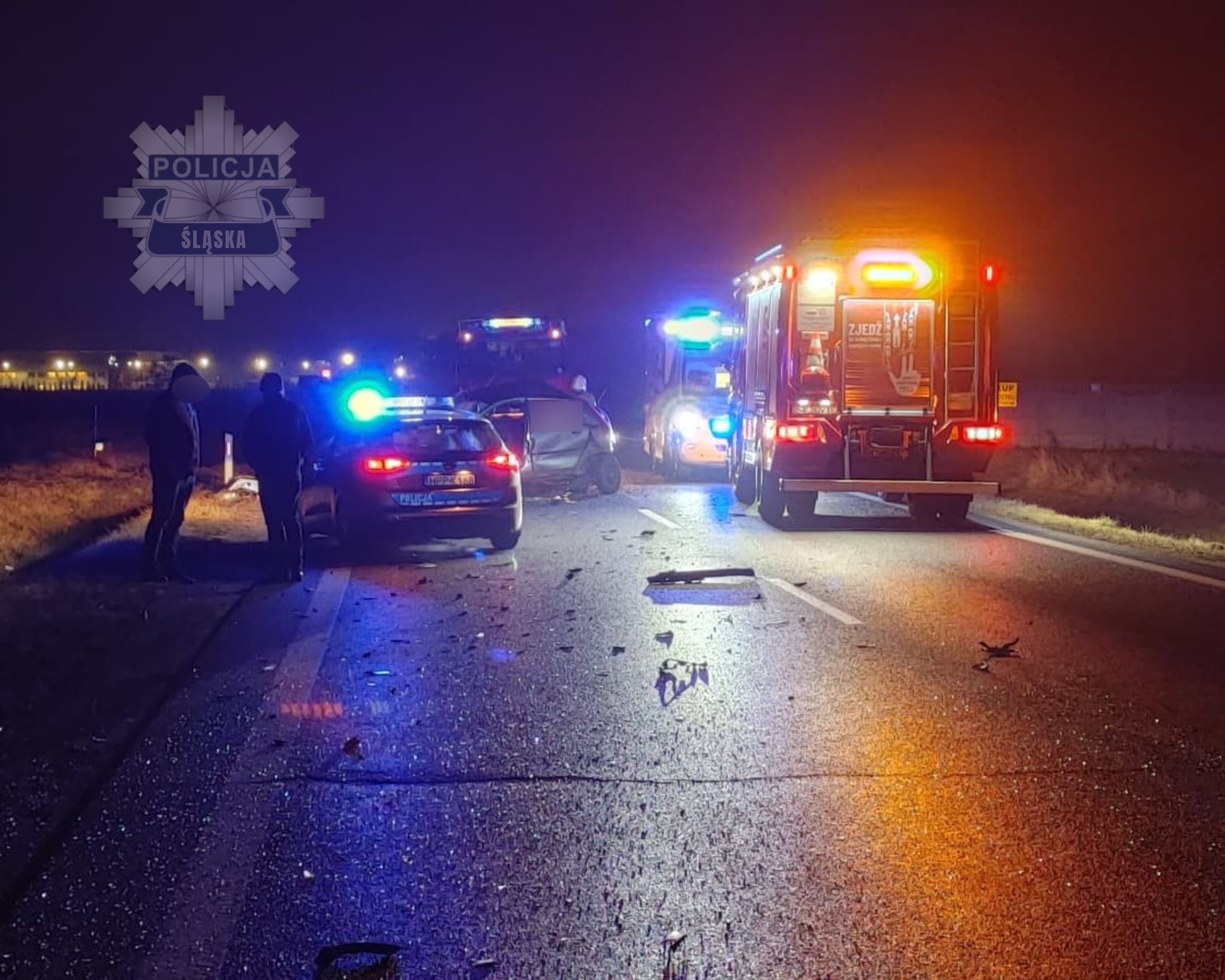 Tragiczny wypadek na DK43 w Kłobucku