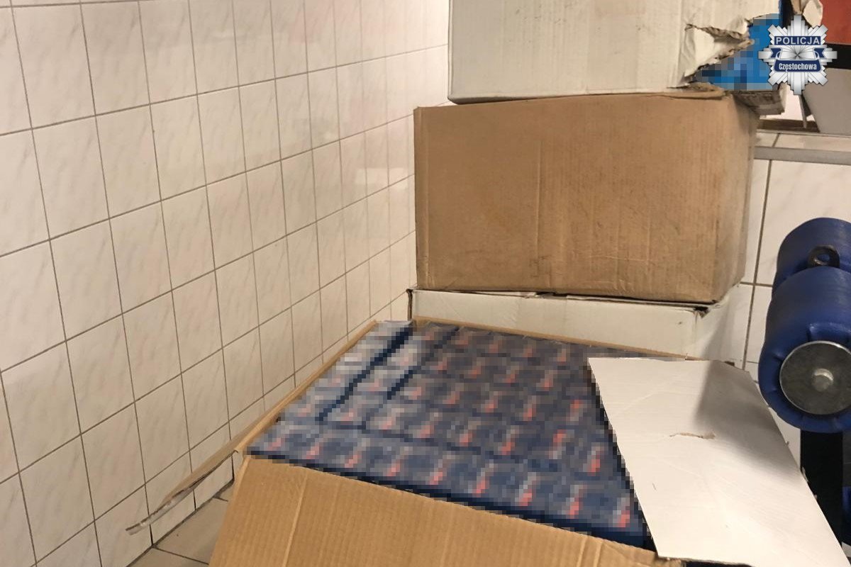 Policja przejmuje nielegalne papierosy i alkohol o wartości miliona złotych