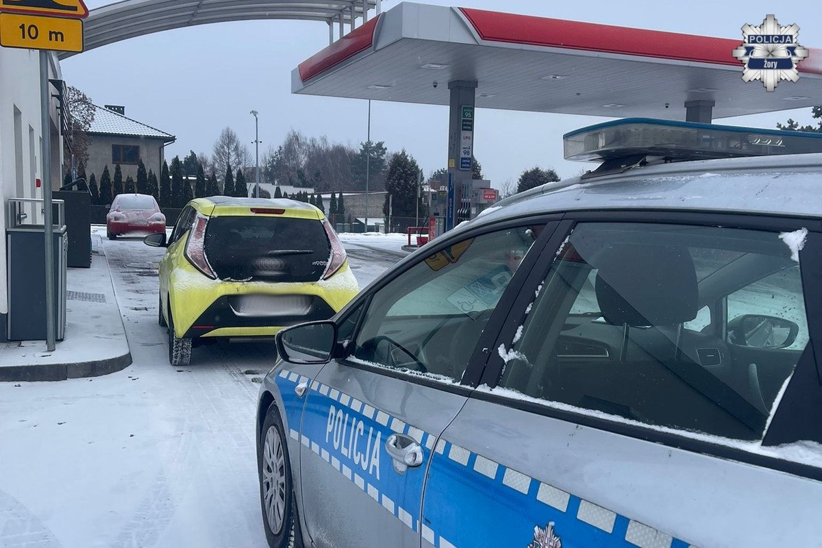 Policjanci z Żor zatrzymali złodzieja paliwa