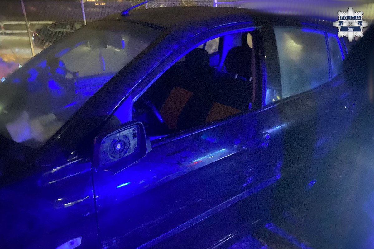 Szaleńczy pościg w Żorach zakończony zatrzymaniem