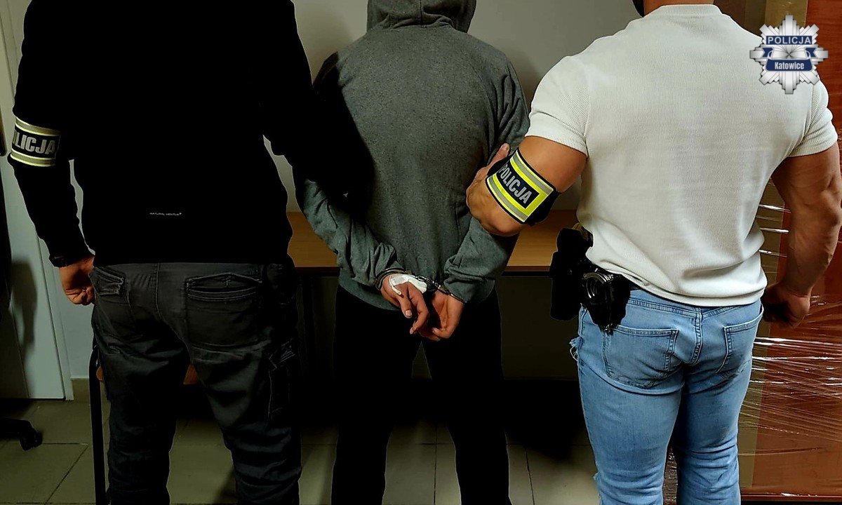 Agresywny 18-latek zaatakował policjantów w Katowicach