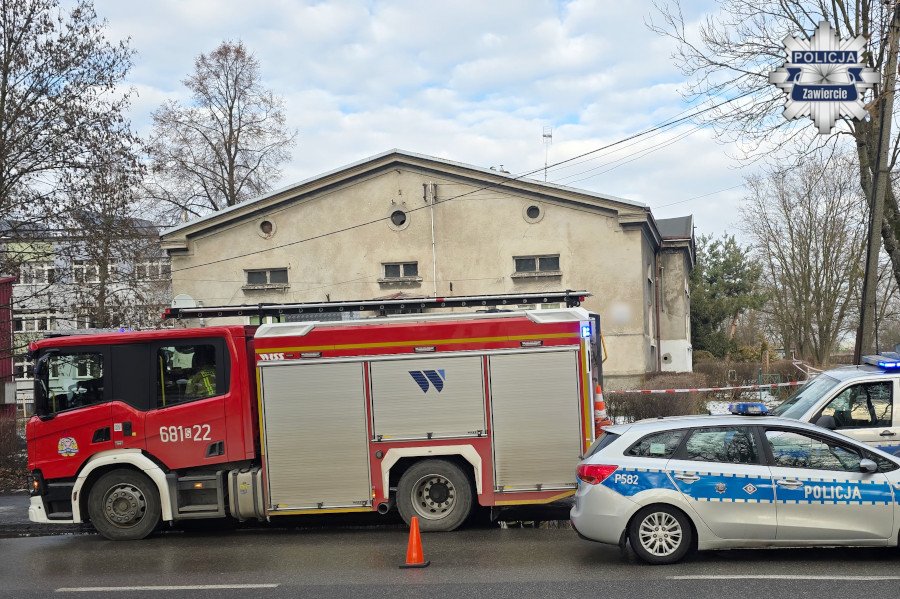 Niebezpieczne znalezisko w Zawierciu: ewakuacja i zatrzymanie