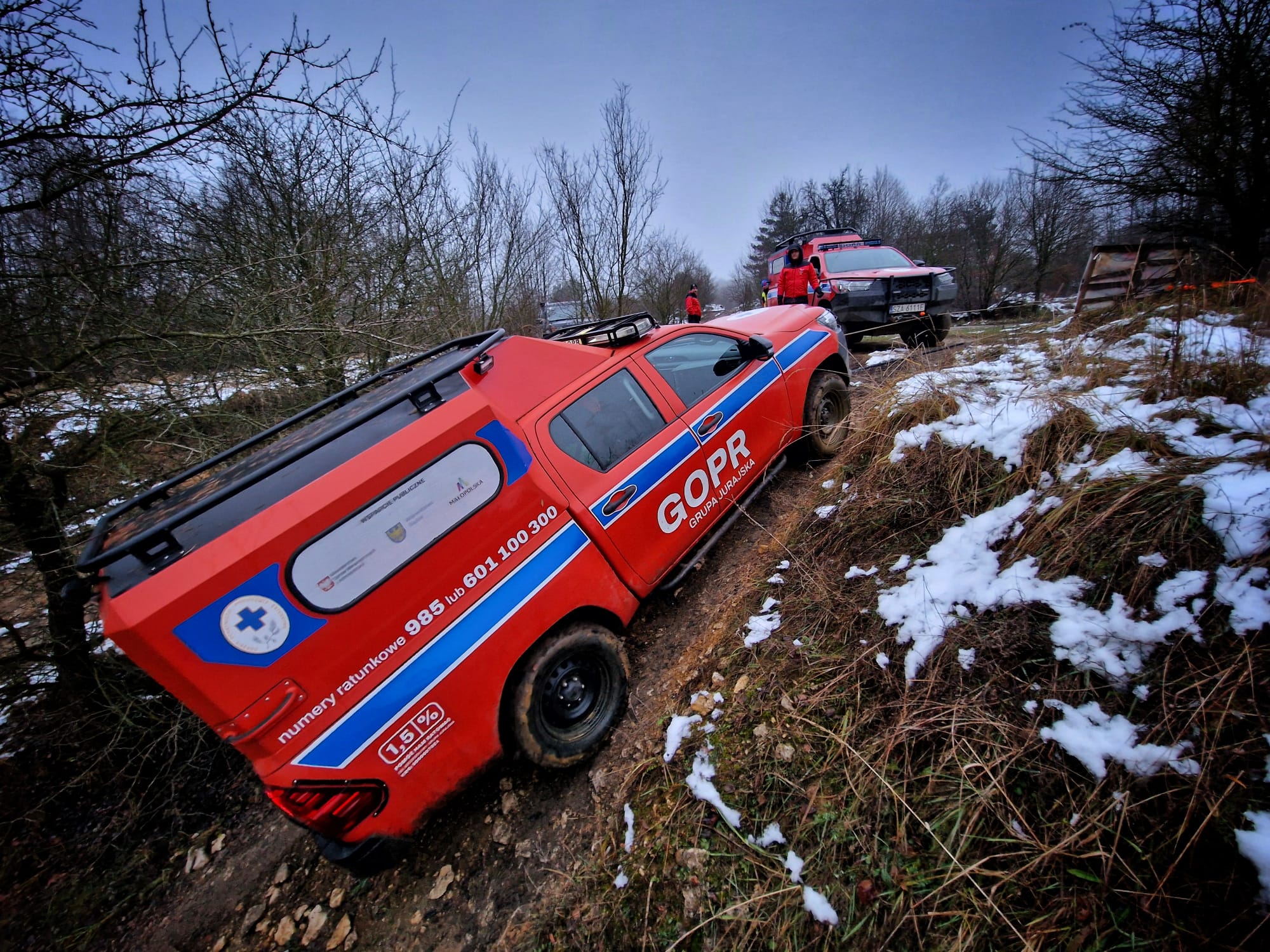 Nocna akcja ratunkowa na Jurze. Mężczyzna spadł ze skał [WIDEO]