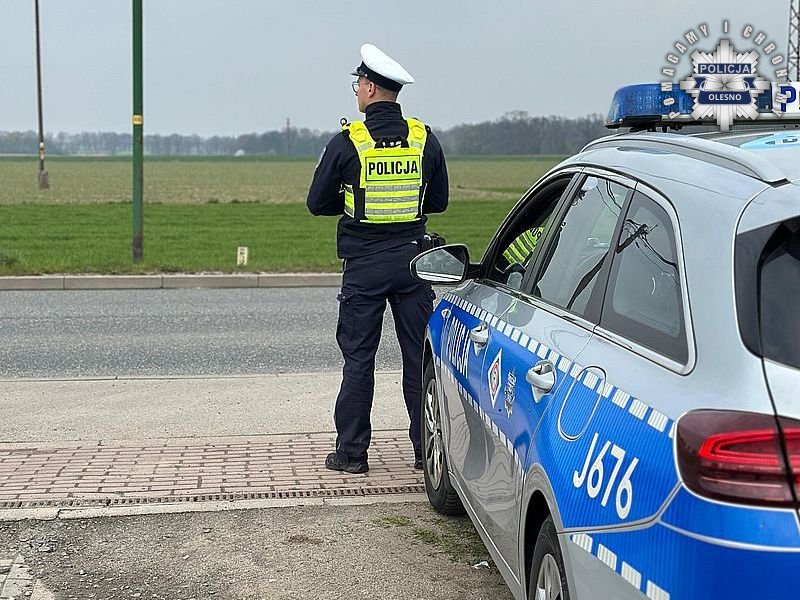 Kaskadowy pomiar prędkości w powiecie oleskim: podsumowanie działań