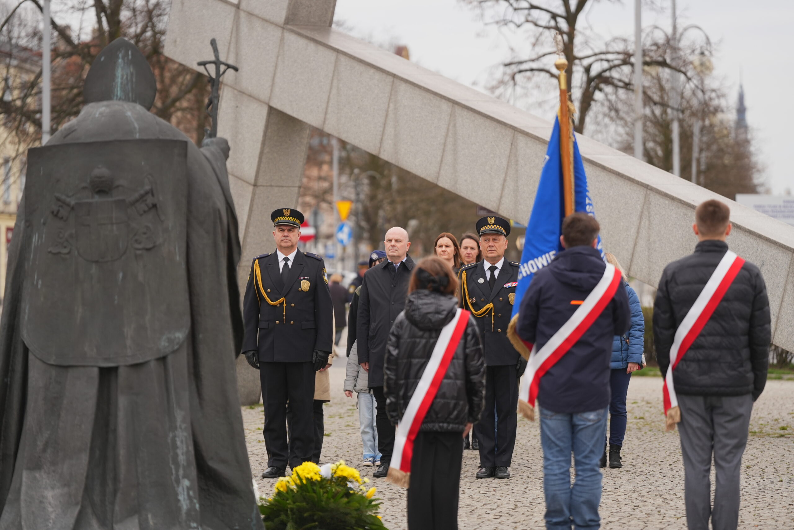 Uroczystości na Placu Daszyńskiego ku pamięci Jana Pawła II