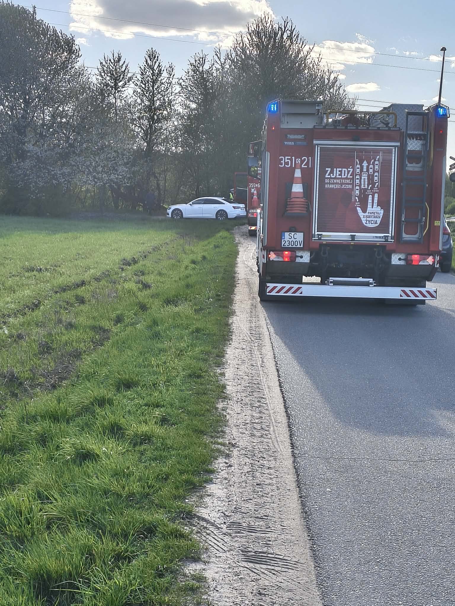 Zderzenie pociągu z samochodem osobowym pod Częstochową