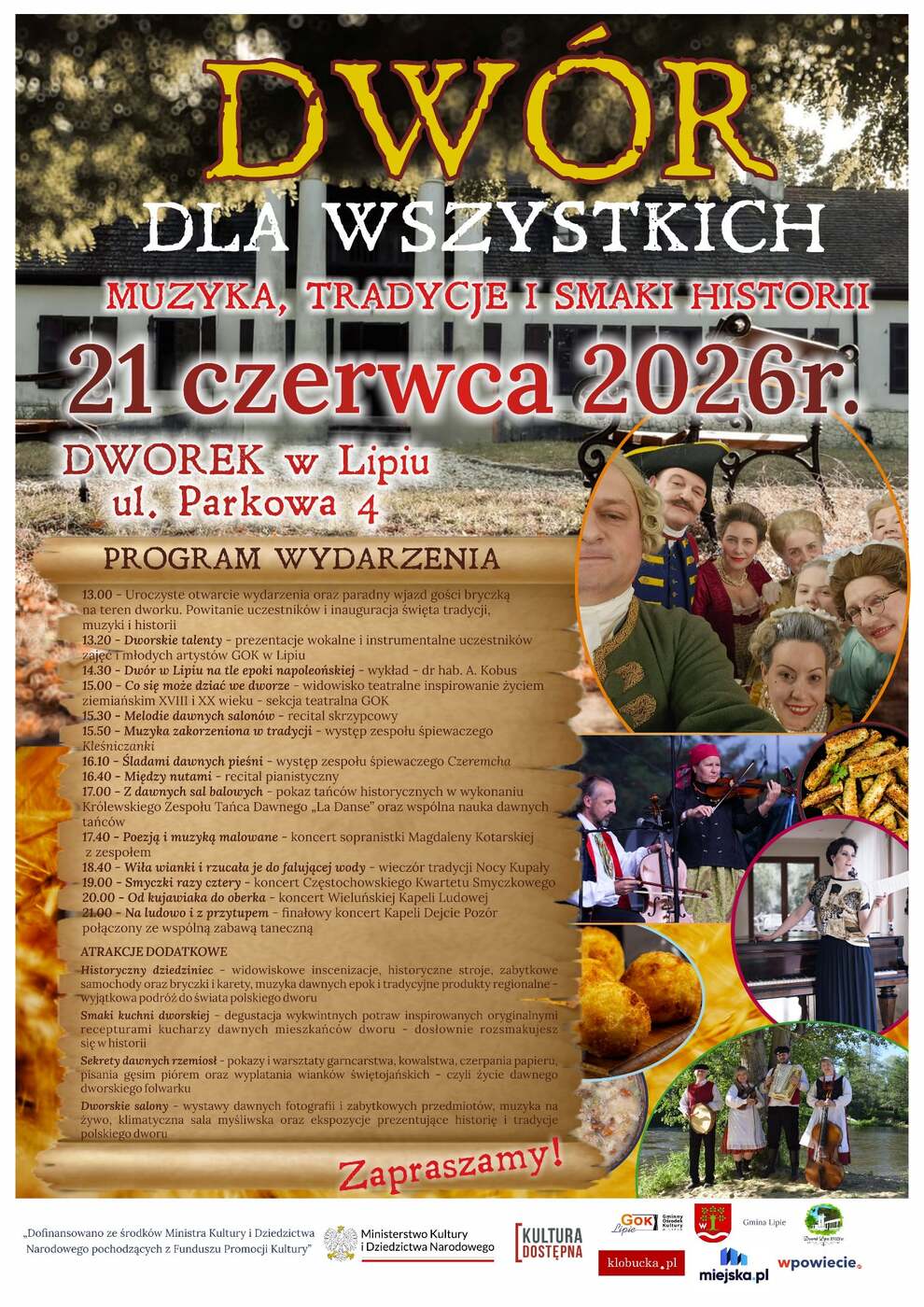 Spotkanie z historią i tradycją w Dworku w Lipiu