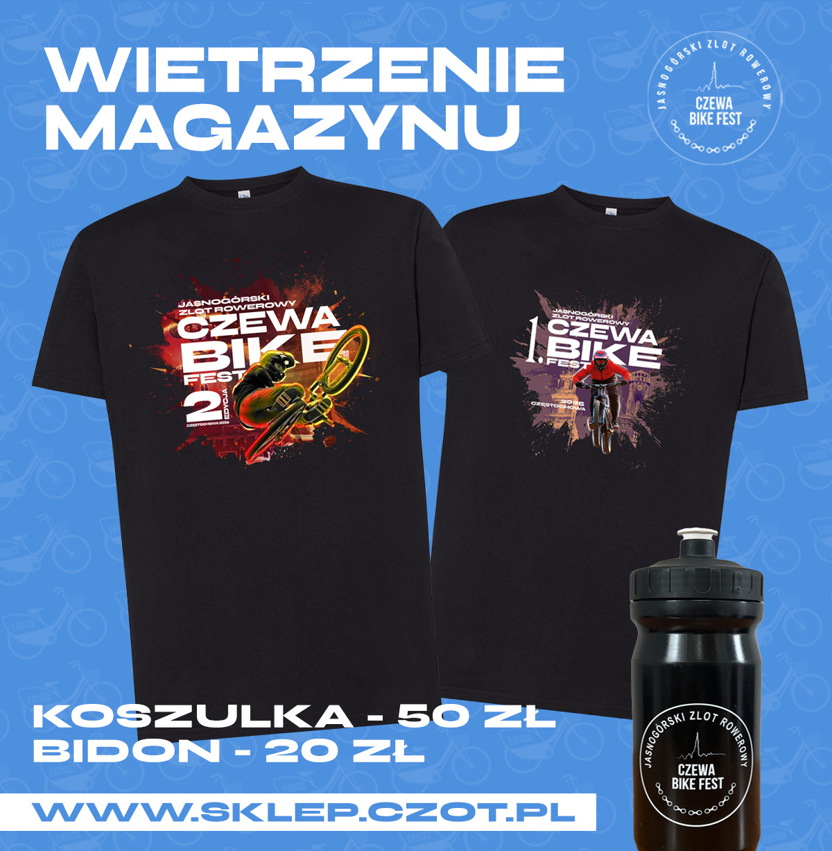 Czewa Bike Fest: Gadżety w promocyjnych cenach