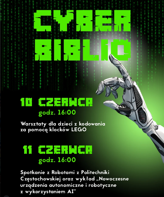 CYBERBIBLIO: czerwcowe spotkania z kodowaniem i robotami w bibliotece