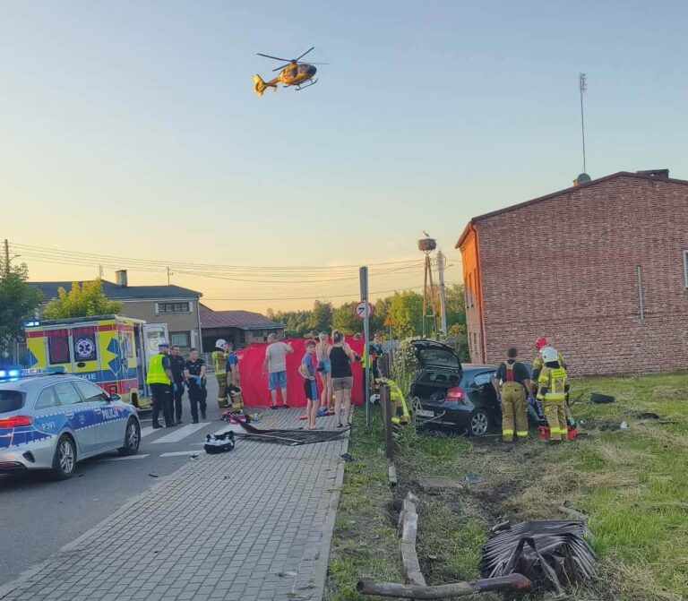 Dramatyczny wypadek w Kuźnicy Starej