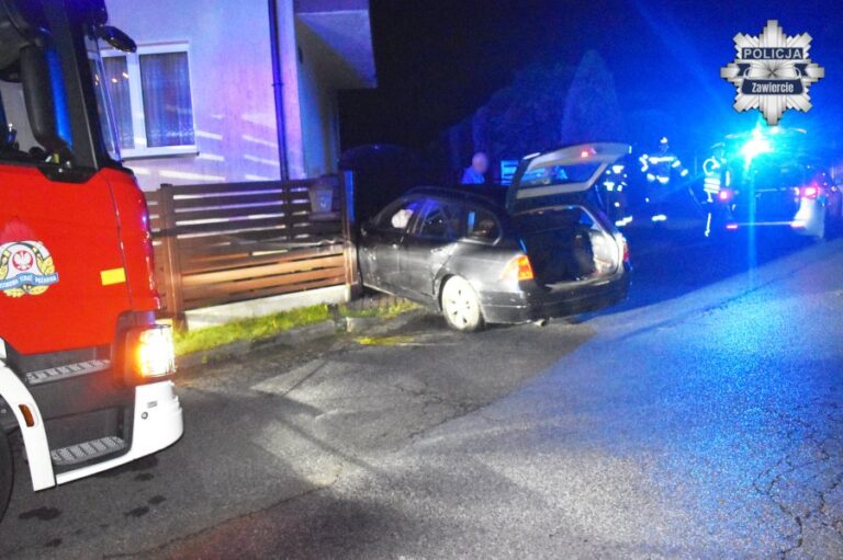 Pijany 19-latek wjechał BMW w Rudnikach. Policja chce wydalenia go z Polski