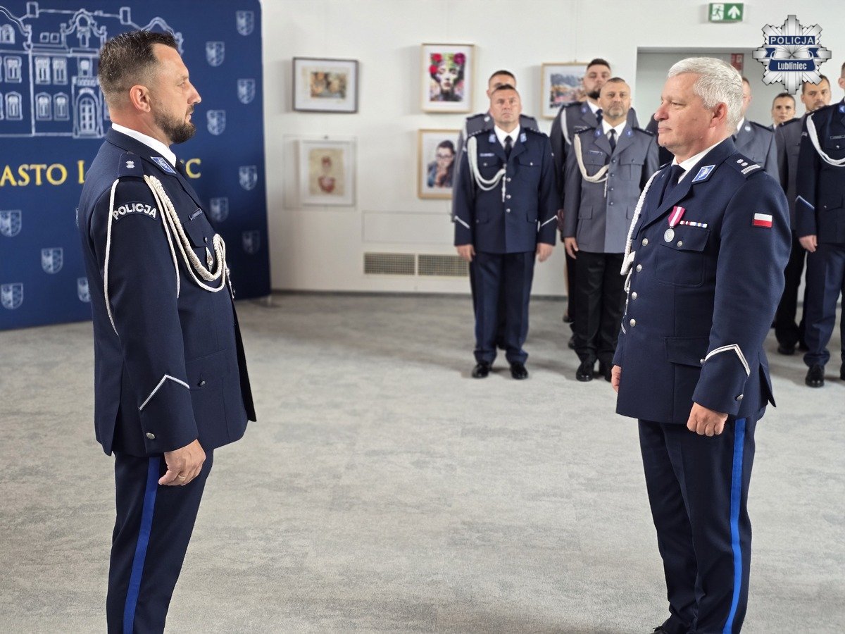 Święto Policji w Lublińcu: Uroczystość pełna awansów i wyróżnień