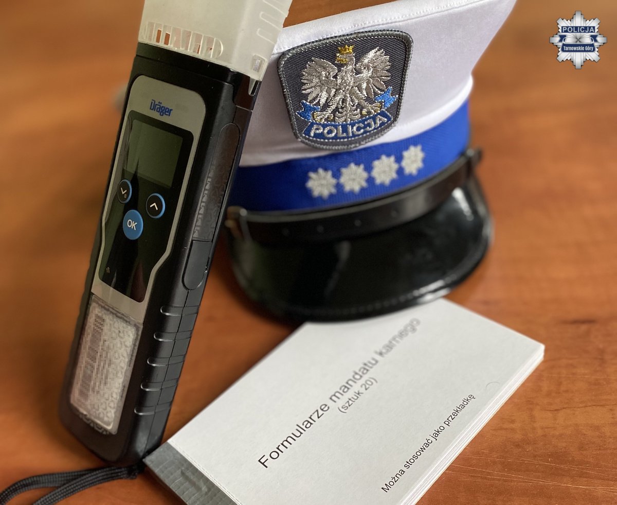 Nietrzeźwy kierowca hulajnogi ukarany w Tarnowskich Górach