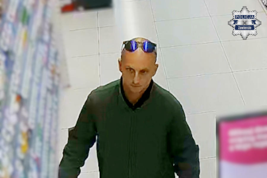 Kradzież perfum w Zawierciu: policja poszukuje sprawcy