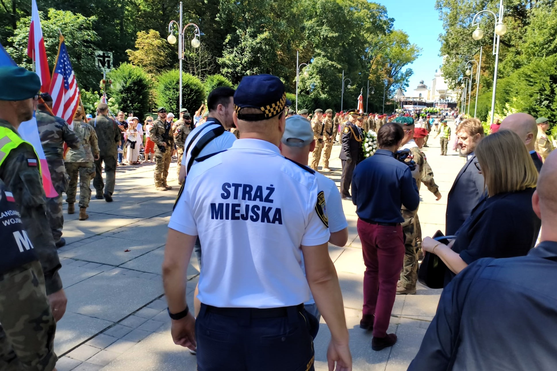 Straż miejska zabezpieczała uroczystości i patrolowała okolice Jasnej Góry