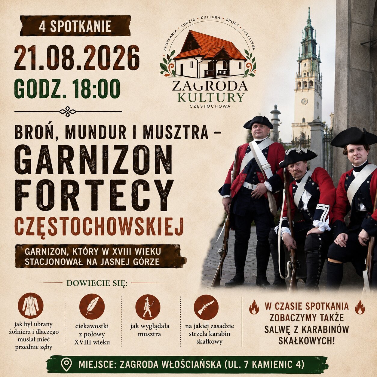 Zanurz się w XVIII-wiecznej historii Częstochowy