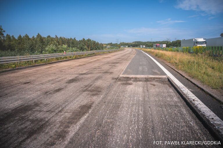 Frezowanie nawierzchni na A1 Piekary Śląskie – Pyrzowice