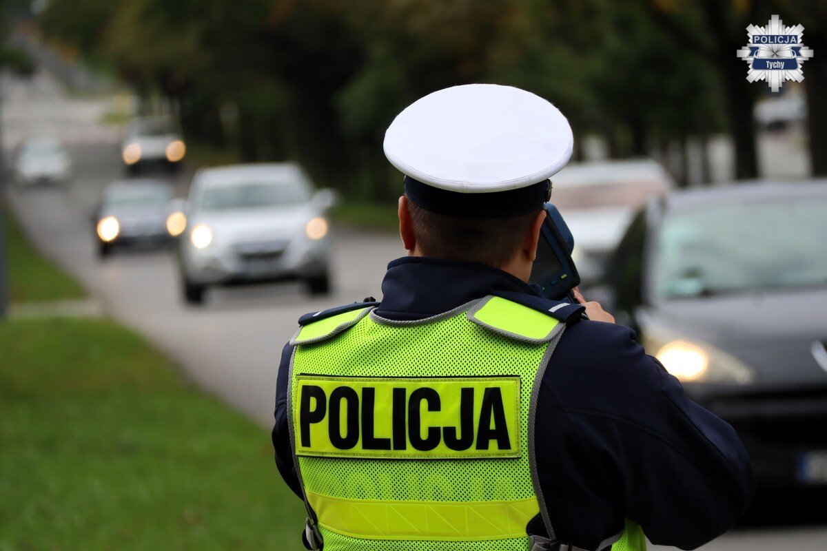 Policjanci z Tychów kontrolowali kierowców w ramach akcji „Bezpieczny Pieszy”