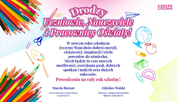 Nowy rok szkolny w Częstochowie z ważnym przesłaniem