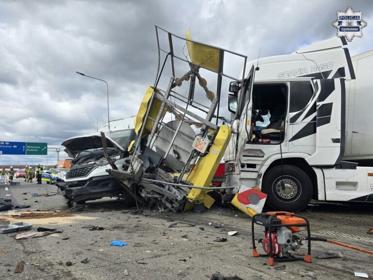 Tragiczny wypadek na A1. Kierowca ciężarówki był pod wpływem narkotyków